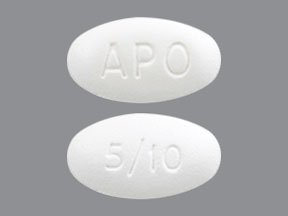 Amlodipine besylate and atorvastatin calcium 5 mg / 10 mg APO 5/10