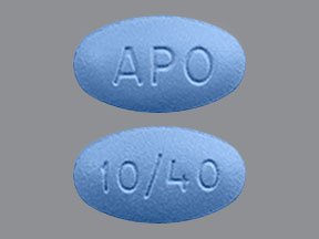 Amlodipine besylate and atorvastatin calcium 10 mg / 40 mg APO 10/40