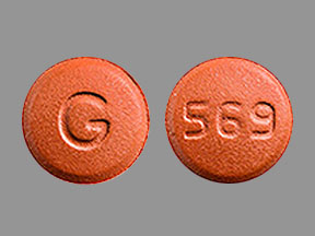 Amlodipine besylate and olmesartan medoxomil 10 mg / 40 mg G 569