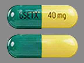 Carvedilol phosphate extended-release 40 mg GSETX 40 mg