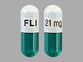 Pill FLI 21 mg White Capsule/Oblong is Namenda XR