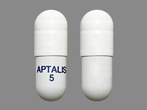 Pill APTALIS 5 White Capsule/Oblong is Zenpep