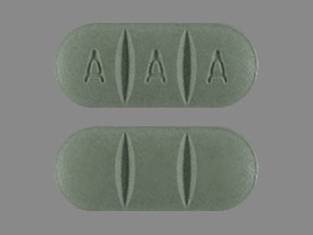 Pill A A A Green Capsule/Oblong is Acticlate