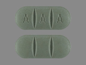 Pill A A A Green Capsule/Oblong is Acticlate