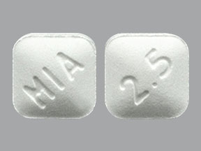Pill MIA 2.5 White Four-sided is Zenzedi