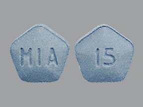 Pill MIA 15 Blue Five-sided is Zenzedi