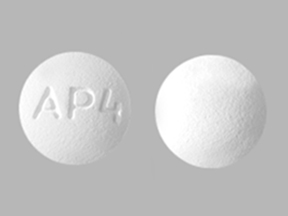 Pill AP4 White Round is Iclusig