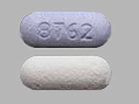 Pill 8762 Purple Capsule/Oblong is Hyomax-DT