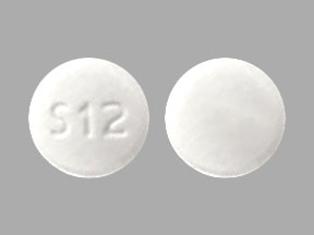 Pill S12 White Round is Erlotinib Hydrochloride