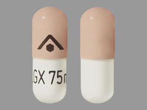 Pill A LGX 75mg Beige Capsule/Oblong is Braftovi