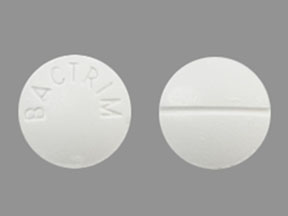 Pill BACTRIM White Round is Bactrim