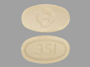 Pill Logo (Merck) 351 Yellow Oval is Zontivity