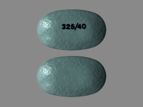 Pill 325/40 Green Oval is Aspirin and Omeprazole Delayed-Release