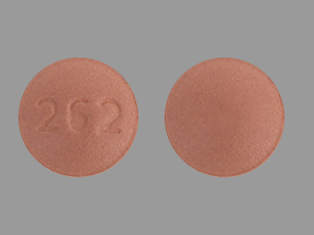 Pill 262 Peach Round is Quetiapine Fumarate