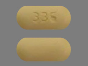 Pill 336 Yellow Capsule/Oblong is Quetiapine Fumarate