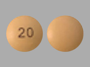 Pill 20 Yellow Round is Rabeprazole Sodium Delayed-Release