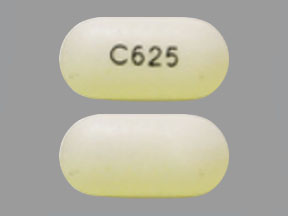 Pill C625 White Oval is Colesevelam Hydrochloride