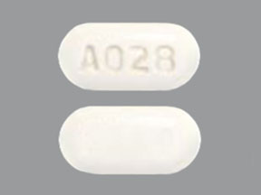 Pill A028 White Capsule/Oblong is Ezetimibe and Simvastatin