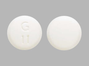 Pill G 11 White Round is Metformin Hydrochloride