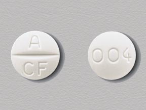 Pill A CF 004 White Round is Atacand