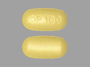 Pill OP 100 Yellow Oval is Lynparza