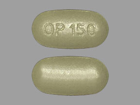 Pill OP 150 Green Oval is Lynparza
