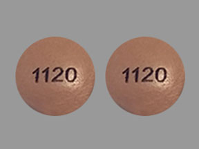 Pill 1120 1120 Purple Round is Qtern