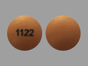 Pill 1122 1122 Brown Round is Qtern