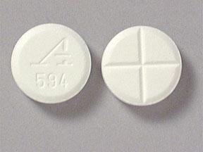 Pill Imprint A 594 (Zanaflex 4 mg)