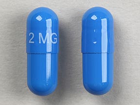 Pill 2 MG Blue Capsule/Oblong is Zanaflex