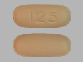 Pill 125 Orange Capsule-shape is Tracleer
