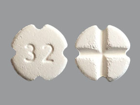 Pill 32 Yellow Character-shape is Tracleer (Dispersible)