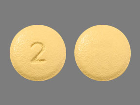 Pill 2 Yellow Round is Uptravi