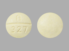 Pill A 327 Yellow Round is Phendimetrazine Tartrate