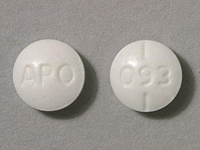 Doxazosin mesylate 1 mg APO 093