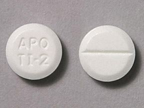 Tizanidine hydrochloride 2 mg APO TI-2