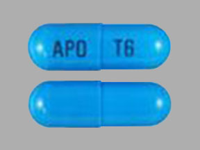 Tizanidine hydrochloride 6 mg APO T6