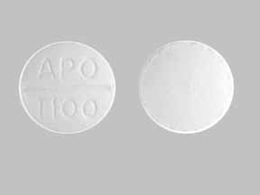 Trazodone hydrochloride 100 mg APO T100