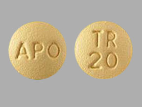 Trospium chloride 20 mg APO TR 20