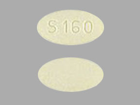 Pill S 160 Yellow Oval is Meloxicam