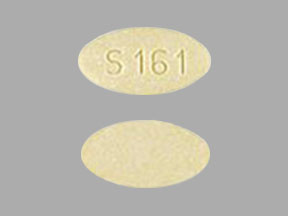 Pill S 161 Yellow Oval is Meloxicam