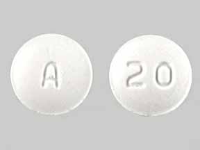 Lisinopril 2.5 mg A 20