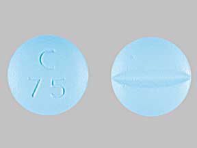Metoprolol tartrate 100 mg C 75
