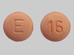 Pill E 16 Pink Round is Benazepril Hydrochloride