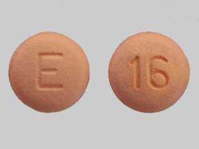 Pill E 16 Pink Round is Benazepril Hydrochloride