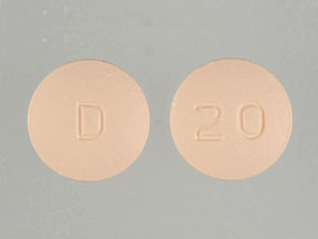 Hydrochlorothiazide and Quinapril Hydrochloride 25 mg / 20 mg (D 20)