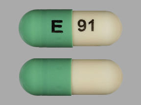 Fluoxetine hydrochloride 20 mg E 91