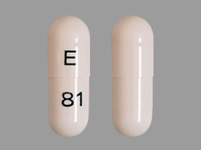 Pill E 81 White Capsule-shape is Ribavirin