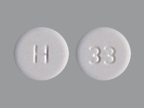 Pill H 33 White Round is Pioglitazone Hydrochloride