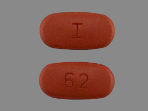 Pill I 62 Red Oval is Hydrochlorothiazide and Valsartan